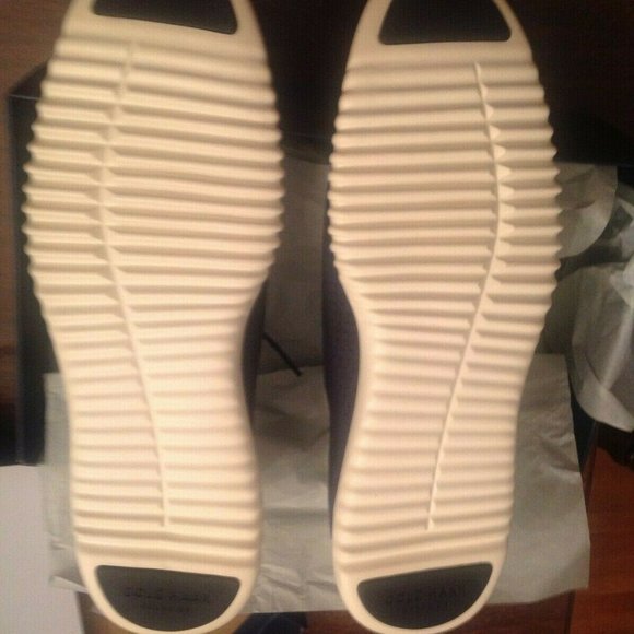 Cole Haan Men's 2.ZeroGrand Perforated Navy Suede Oxford Casual Shoes 11.5M NIB - Picture 4 of 7